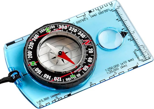 Trekker's Compass Crew Orienteering Compass, Magnetic Navigation Set by Unknown