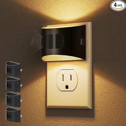 DORESshop LED Night Light, Night Lights Plug into Wall, 3 Mode Plug in Night by DORESshop