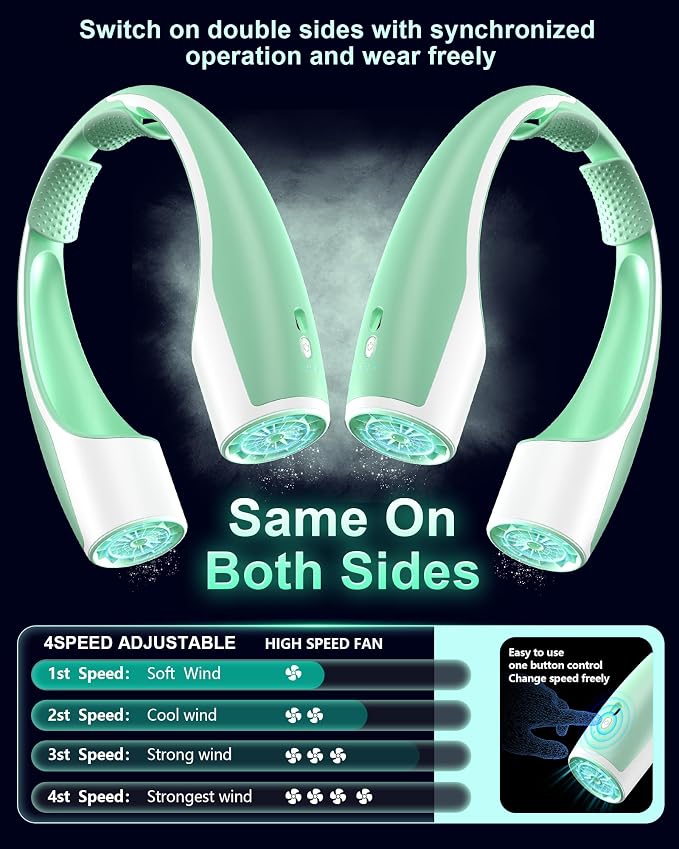 Rohent Neck Fans Portable Rechargeable - Image 6
