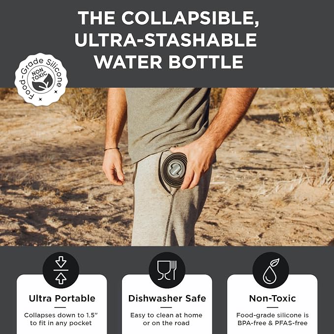 HYDAWAY 25oz Collapsible Water Bottle - Image 3