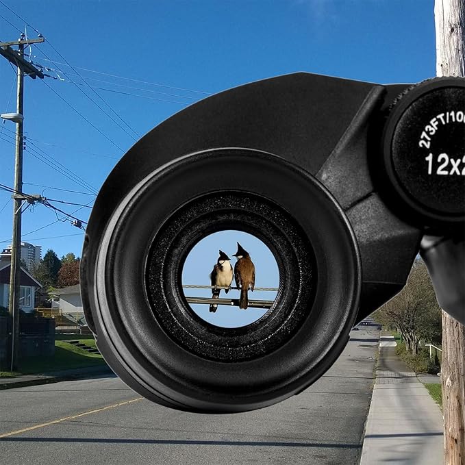 Occer 12x25 Compact Binoculars for Adults and Kids, Large Eyepiece Waterproof - Image 5