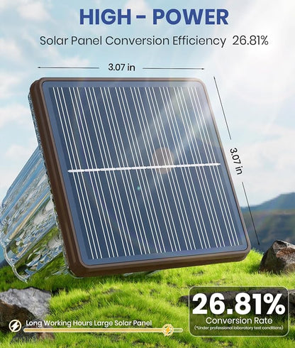 Super Bright Solar Pathway Lights Outdoor Powered 2-Pack, Adjustable Warm&Cool - Image 2