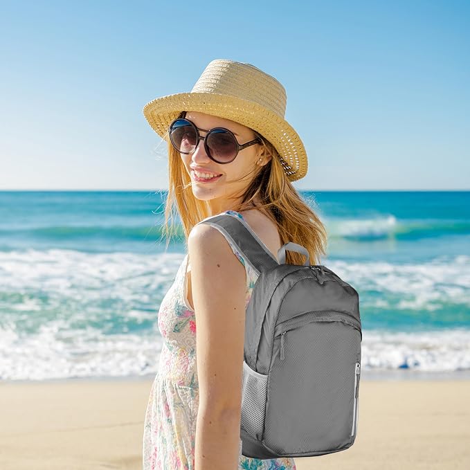 Waterproof Foldable Backpack Dry Storage Lightweight Daypack 35L Outdoor - Image 2