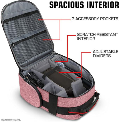 USA Gear Audio Equipment Backpack Fits Audio-Technica System 10, Shure BLX4 - Image 4