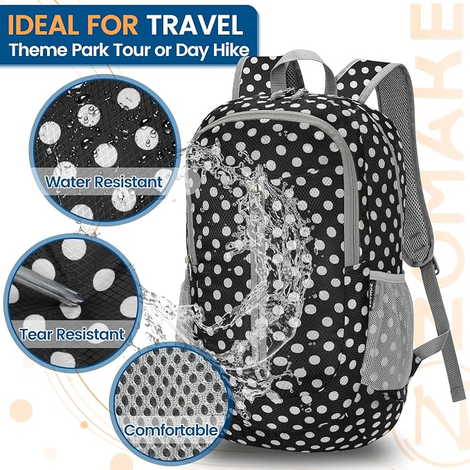 ZOMAKE Ultra Lightweight Packable Backpack 25L - Image 4