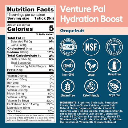 Venture Pal Sugar Free Electrolyte Powder Packets - Image 2