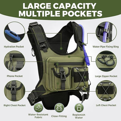 Criuage USA Original Patent Running Hydration Vest Backpack, Lightweight Chest - Image 2