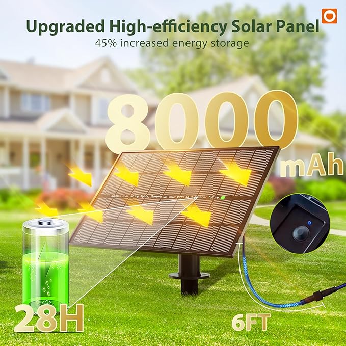 addlon 198 FT Solar String Lights Outdoor Waterproof - Image 6