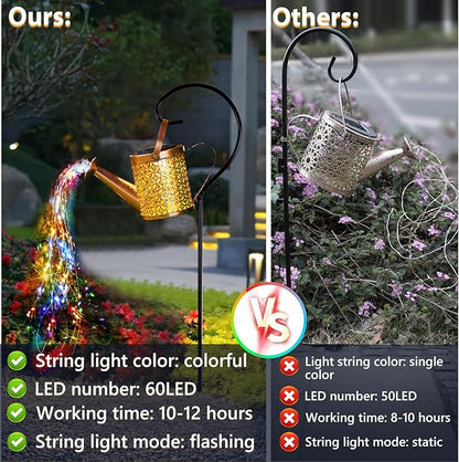 SRNPMIU Solar Watering Can Light, Solar Yard Decorations Outdoor, Garden Decor - Image 6