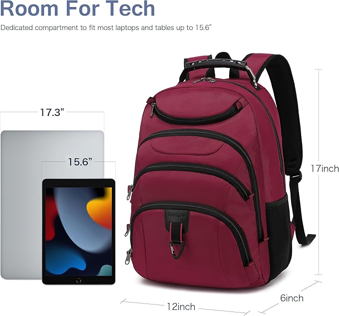 Boavan Laptop Backpack for men, 15.6 inch Laptop Bag - Image 5