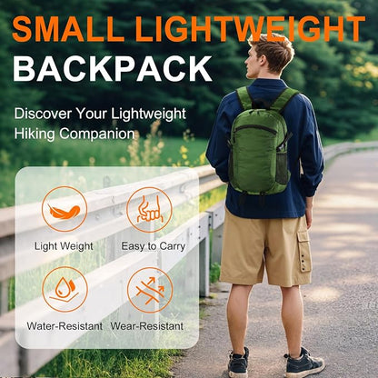 Small Hiking Backpack Travel Lightweight Hiking Packable Daypack - Image 2