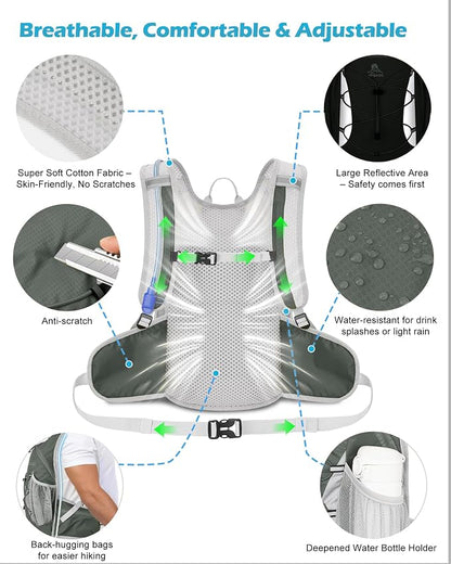 Hydration Backpack with 2L Water Bladder - Image 4