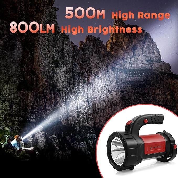 Camping Lantern Rechargeable, AlpsWolf LED Flashlight Spotlight Lantern - Image 3