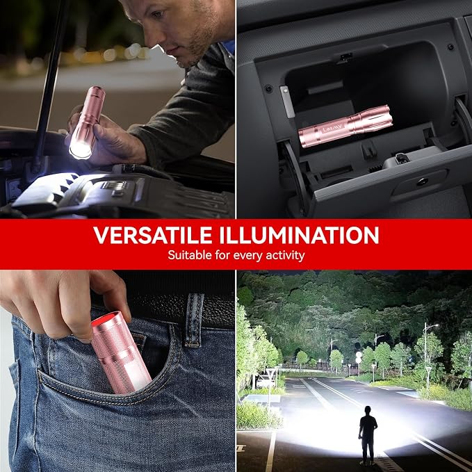 LETMY Tactical Flashlight S2000-2 Pack Bright Military Grade LED Flashlights - Image 7