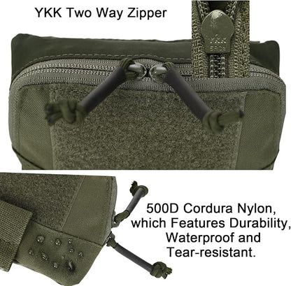 Tactical Molle Admin Pouch Chest Rig Small Molle Chest Pouch Utility MOLLE/Belt - Image 3