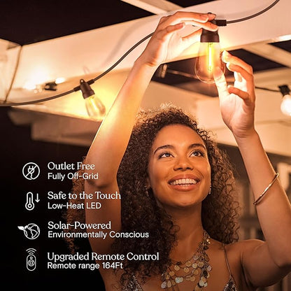 Brightech Ambience Pro Super Bright Solar - 48Ft Remote Control Outdoor String - Image 6
