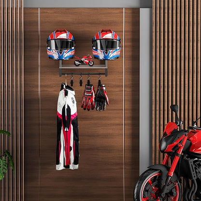 Motorcycle Helmet Holder Wall Mount, Helmet Rack - Image 7