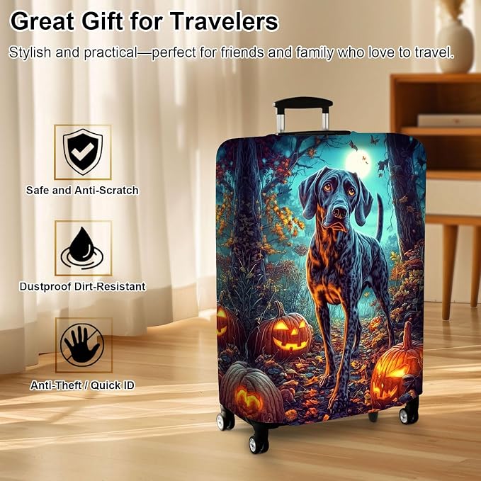 Luggage Cover Protector for 22-24 Inch Suitcases, TSA Approved Elastic Travel - Image 7