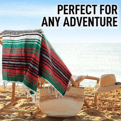 Hydration Nation Authentic Extra Large Mexican Blanket - Image 5