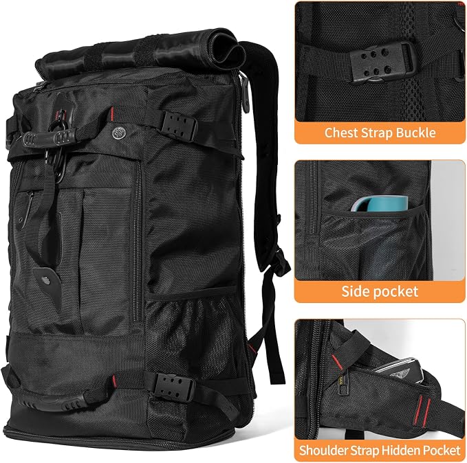 YOUMIAN Large Capacity For Travel Hiking Sports Carry On Backpack Durable - Image 7