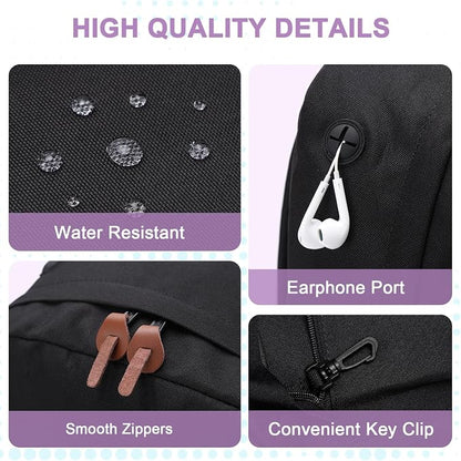 Backpack for Men Women, VASCHY Classic Water-resistant Lightweight Travel - Image 4