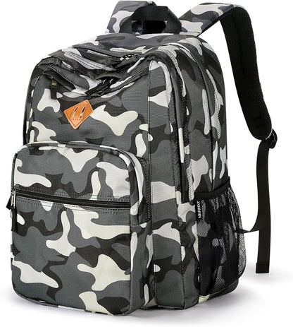 ZORFIN 26L Backpack for College, and Travel: Water Resistant Bookbag by ZORFIN-SimpleYetChic