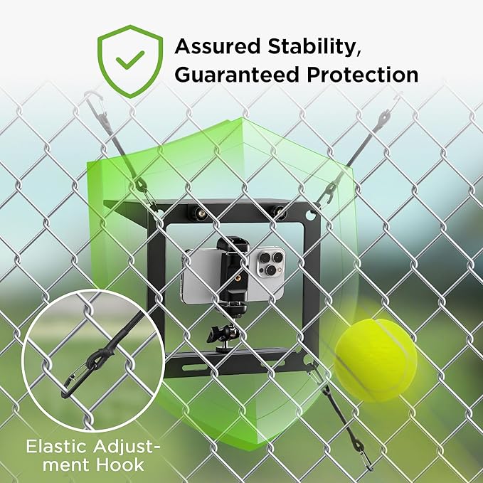 InnoGear Fence Mount for Phone, Flexible Cell Phone Fence Mount - Image 4