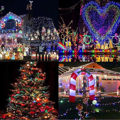 JMEXSUSS 200LED 66Ft Connectable Christmas Lights Indoor Outdoor Clear Wire | - Image 8