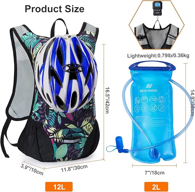 Lightweight Hydration Backpack, Running Backpack - Image 5