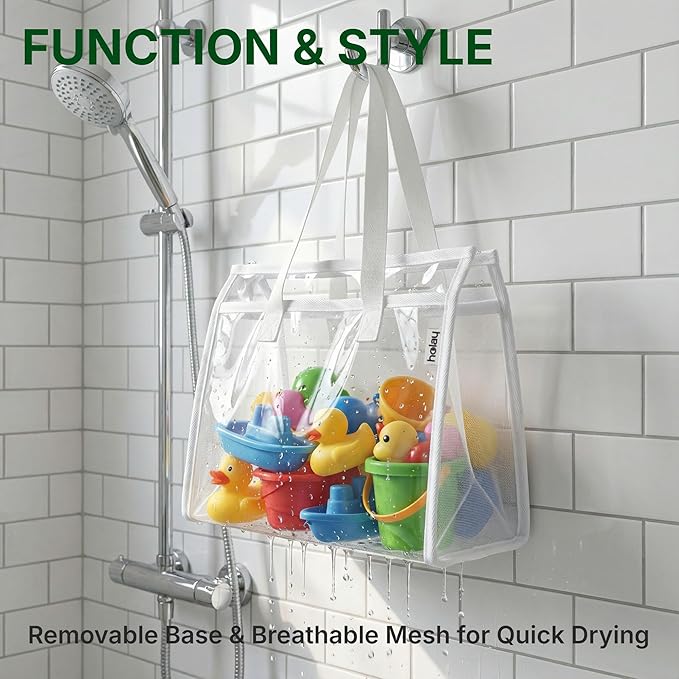 HOLAY 4 Pack Clear Toy Storage Bags - Image 6