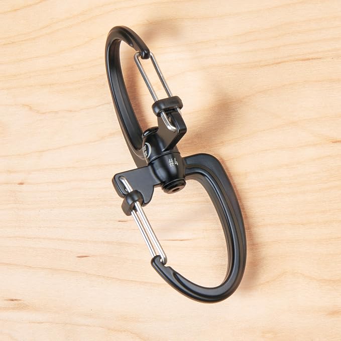 Nite Ize S-Biner 360 SlideLock Dual Carabiner, Swivel Carabiner - Image 3