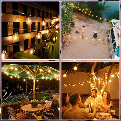 Ollny 35FT Solar Patio Lights, Waterproof Remote Control Dimmable Timers 3Modes - Image 9