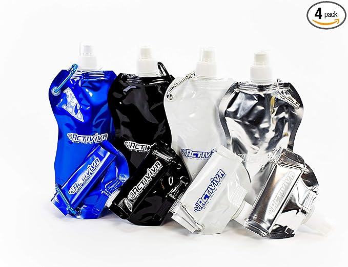 Collapsible Reusable Water Bottle by The+Premium+Shoppe