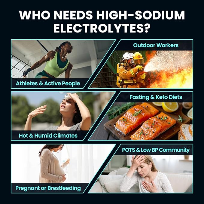 Venture Pal High Sodium Electrolyte Powder Packets | Sugar Free Hydration Drink - Image 5