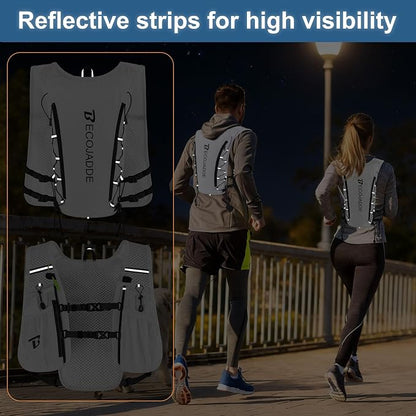 BECOJADDE Running Vest Hydration Backpack - Image 6