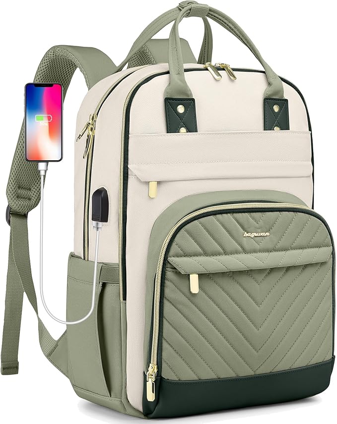 Laptop Backpack for Women Work Bag by BAGSWAN