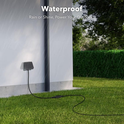 BN-LINK 8 ft Indoor/Outdoor Extension Cord 16/3 SJTW, Water & Weather Resistant - Image 4