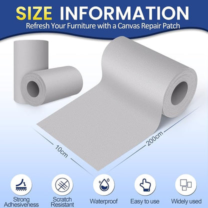 Self-Adhesive Canvas Repair Tape, Fabric Patch Repairs Kit - Image 2