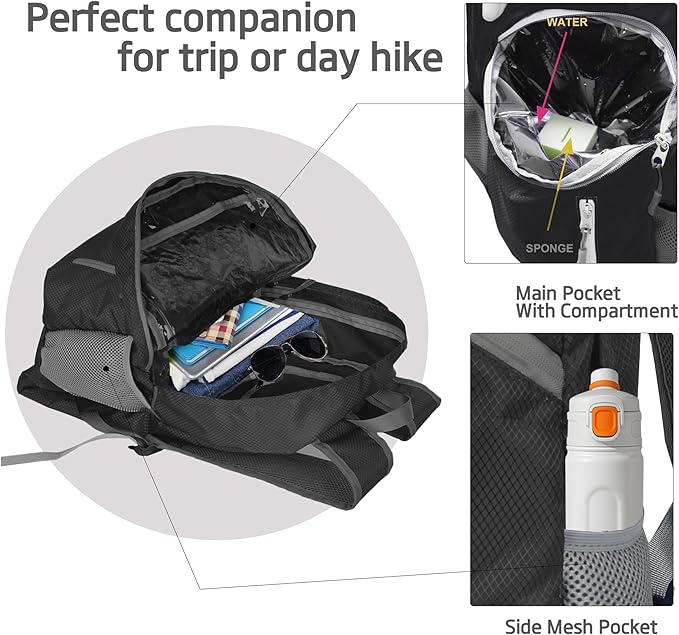35L Foldable Waterproof Backpack - Image 3