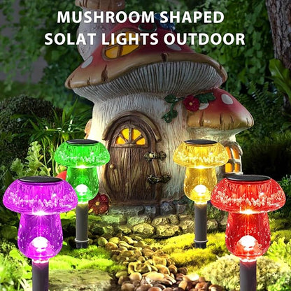 Benany Solar Lights Outdoor, 8 Pack Mushroom Lights Outside Waterproof - Image 2