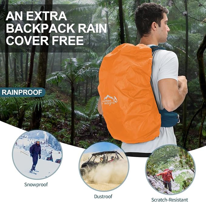 IX INOXTO Hiking Backpack, 26L/40L Waterproof Hiking Daypack - Image 6