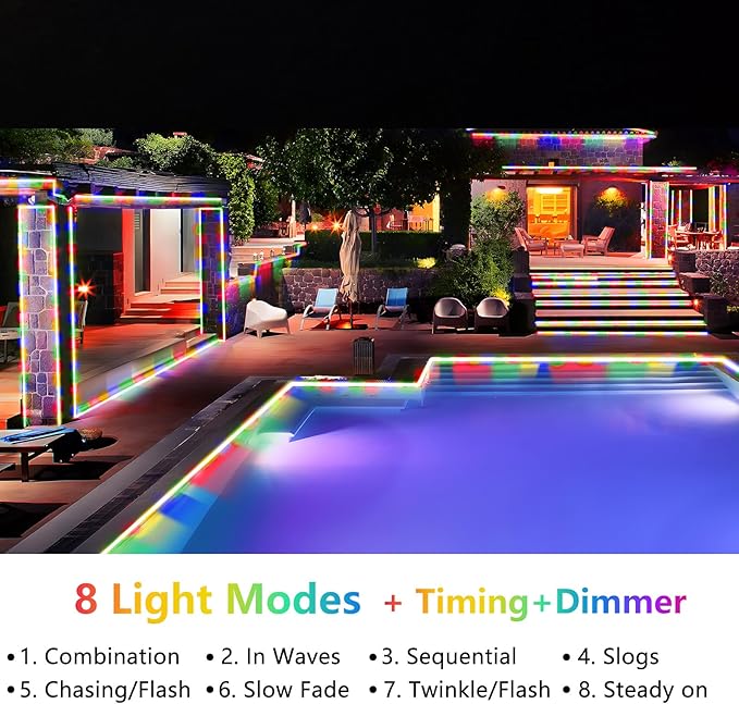 KNONEW 328FT 1000LED Rope Lights - Image 2