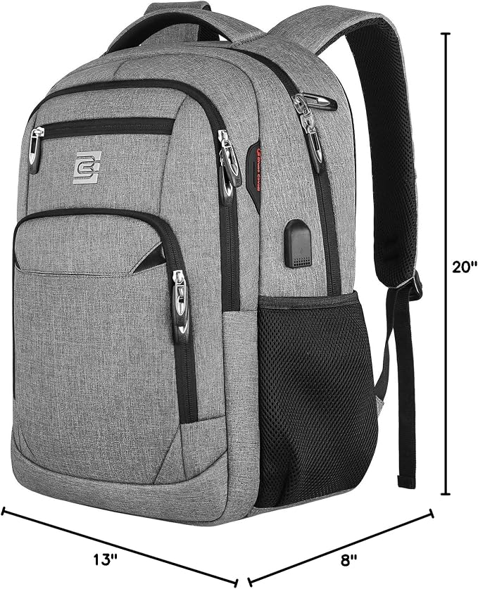 Volher 17 Inch Laptop Backpack, Business Anti Theft Slim Durable Laptops - Image 8