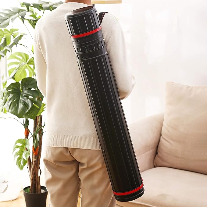 CALPALMY 2-Pack XX-Large Extendable Poster Tubes Expand from 30.5” to 50” - Image 6