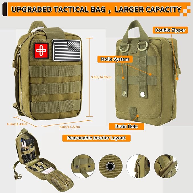 Survival Kit, Gifts for Men Women Teen Boys, Emergency Kit - Image 2