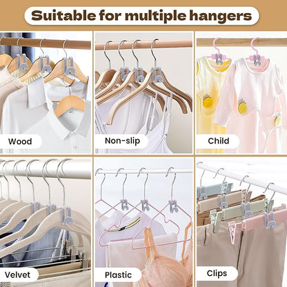 Mlici Clothes Hanger Connector for Clothes Organizing, 60 Pack Space Saving - Image 8