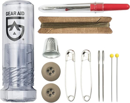 GEAR AID Sewing Kit with Heavy-Duty Needles and Thread by GEARAID