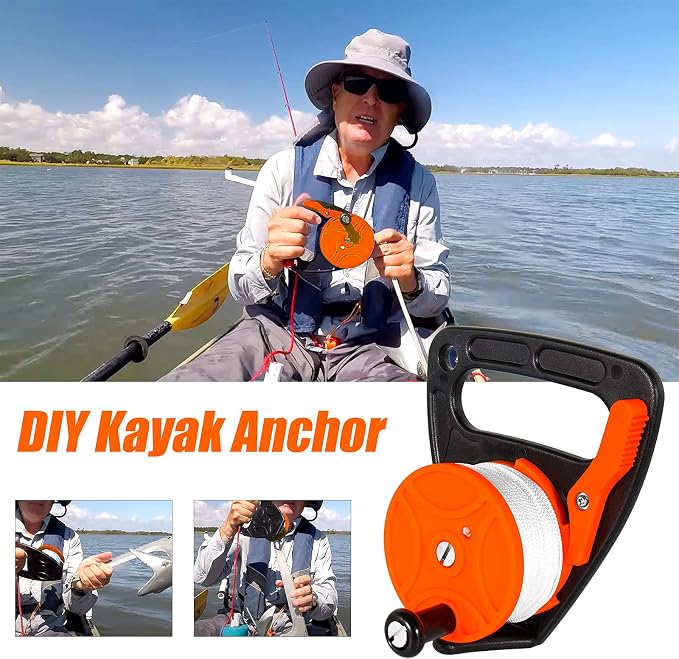 Compact 150ft Scuba Dive Reel Kayak Anchor - Image 5
