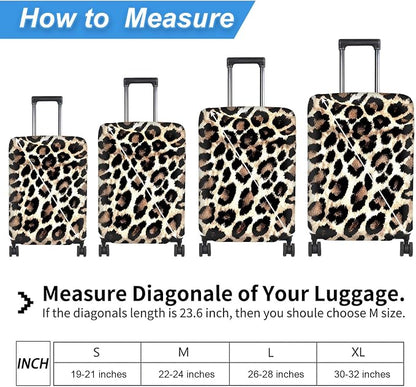 Luggage Cover Protector for 22-24 Inch Suitcases, TSA Approved Elastic Travel - Image 2
