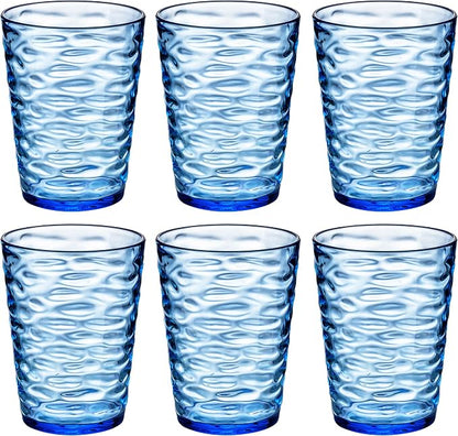14-ounce Plastic Tumblers, Acrylic Drinking Glasses, Shatter-Proof, by ZAINCA